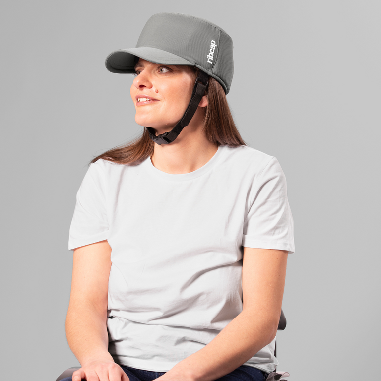 Bowie Grey Medical Grade Fashionable Helmet Adult female